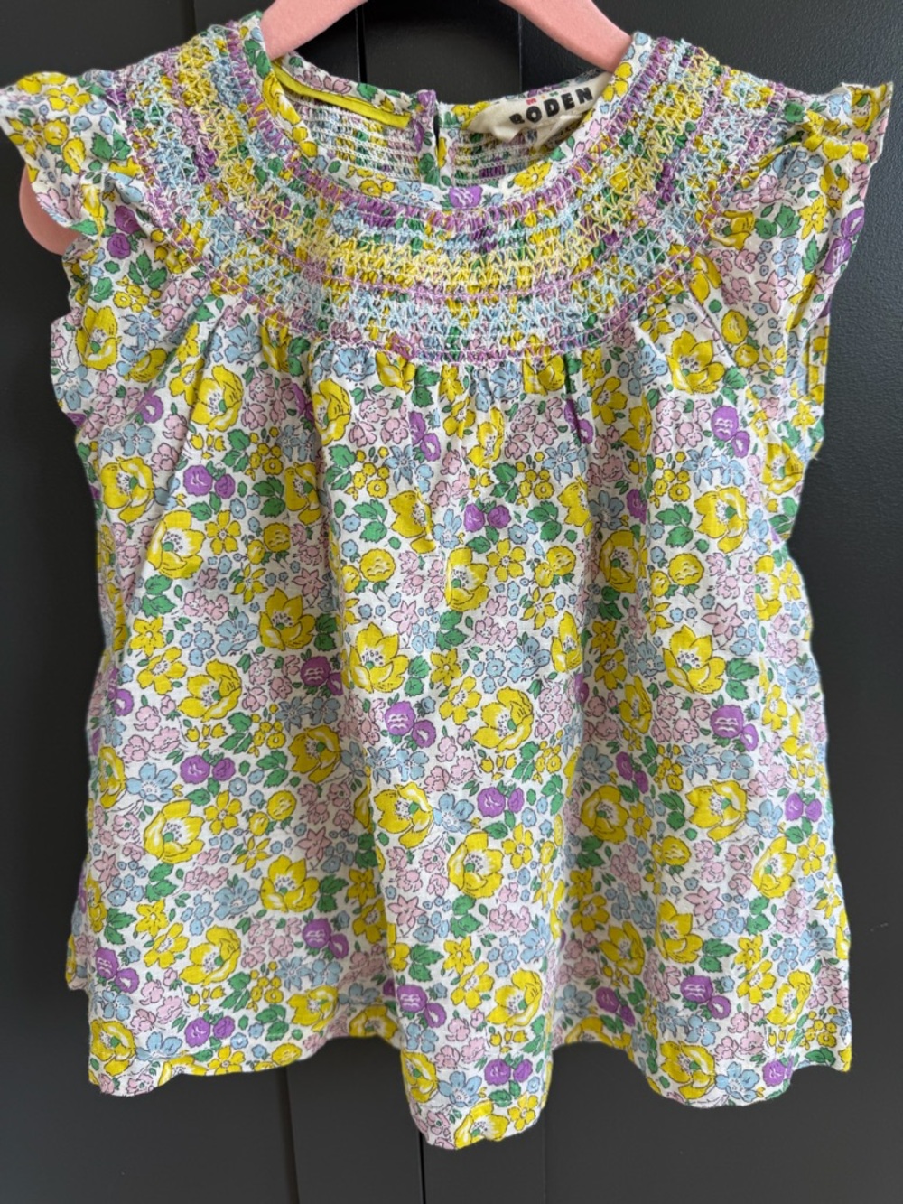 Mini Boden Floral Shirt | 3-4Y